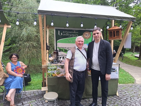 Participation in the Georgian Tea Festival held in Shekvetili Musicians' Park